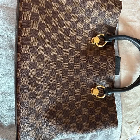 Louis Vuitton Riverside Damier Ebene Satchel Shoulder Bag - Picture 9 of 17